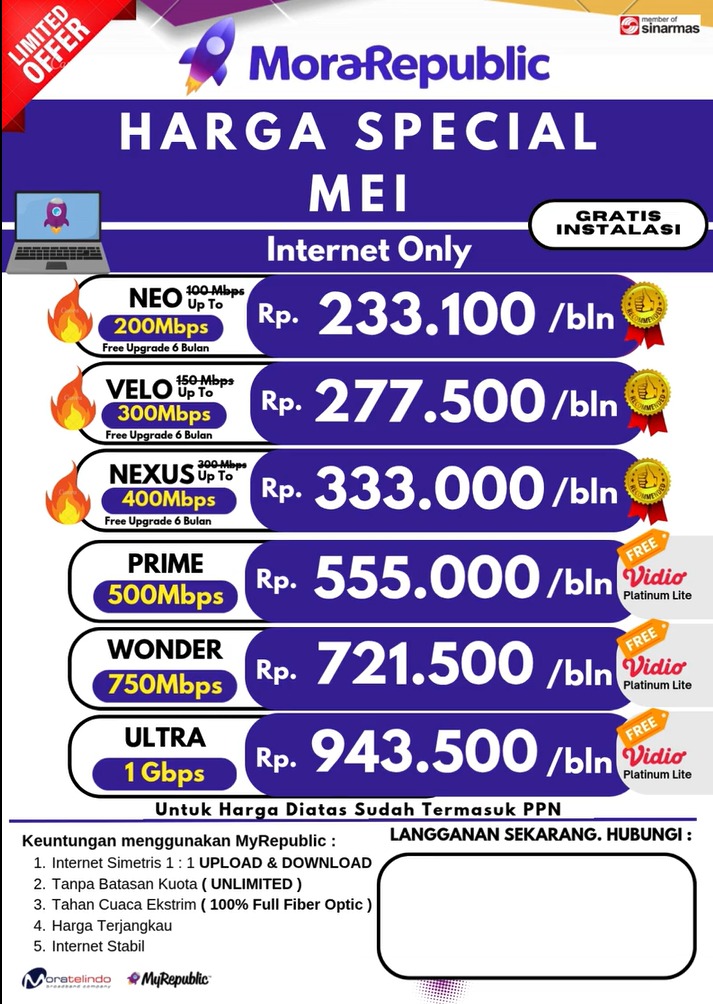 Harga Spesial Mei